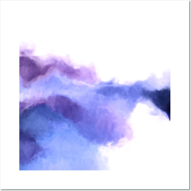 Purple Sky, White Light - abstract Wall Art by micklyn